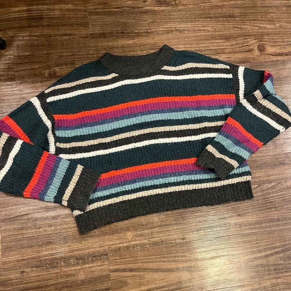 American Eagle Outfitters Colorful Striped Sweater